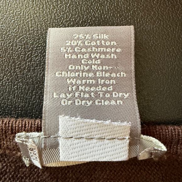 ANN TAYLOR M Tie Front Bolero Silk Blend Layering Y2K Style Minimalist Cardigan - Picture 8 of 8